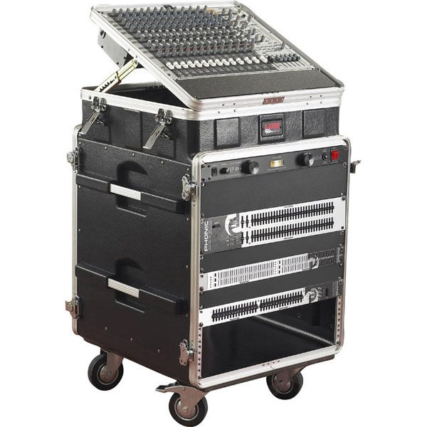 【COM】GATOR 6U ラックケース　黒 Amazon.com: Gator Cases Lightweight Molded 6U Rack Case with