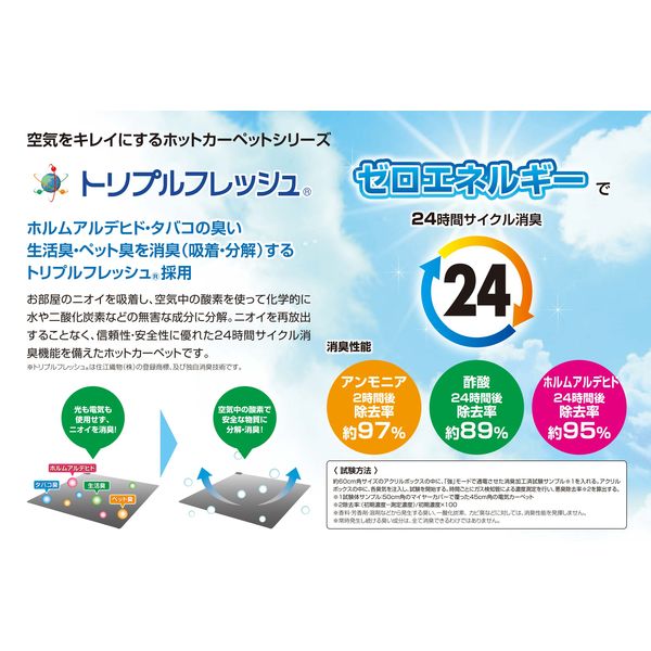 YAMAZEN 空気をキレイにする 省エネ 電気カーペット 1畳 SUS-105