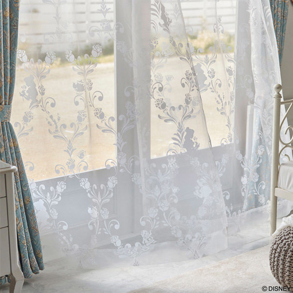 スミノエ プリンセス レースカーテン ディズニー クラッシック