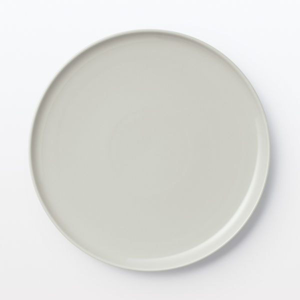 無印良品 磁器ベージュ楕円皿 大 約22×16×高さ4.5cm 1箱（3枚入