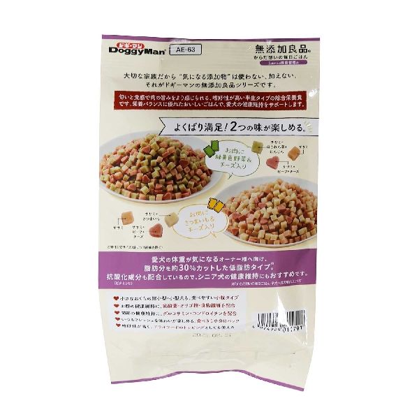 ドギーマンハヤシ 無添加良品 からだ想いの毎日ごはん 体重管理用 国産 200g（50g×4袋）1袋 ドッグフード ドライ アスクル