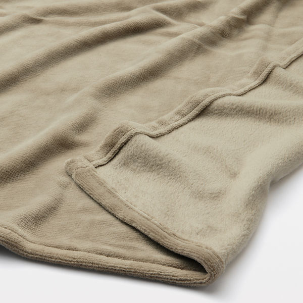 無印良品 あったか綿 毛布 S 140×200cm グレーベージュ 1セット（2枚 