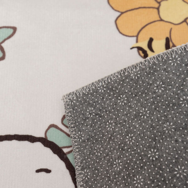 センコー スヌーピー 花いっぱい ロングマット 約45×120cm