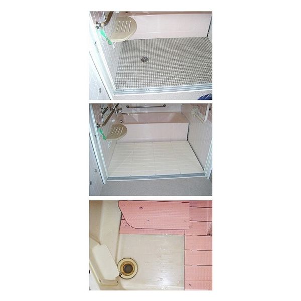 バリアフリータケウチ スノコちょうせい君 高さ8.5～13.5cm ブルー 高