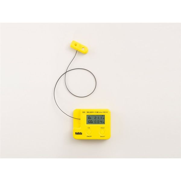 ナリカ 酸素・二酸化炭素モニタ検ちゃんα DOCー01FS N65-9333 1個