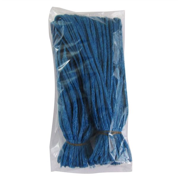 三友産業 シート用組紐 青 太さ4mm×60cm 100本入 HR-746 1セット(600本