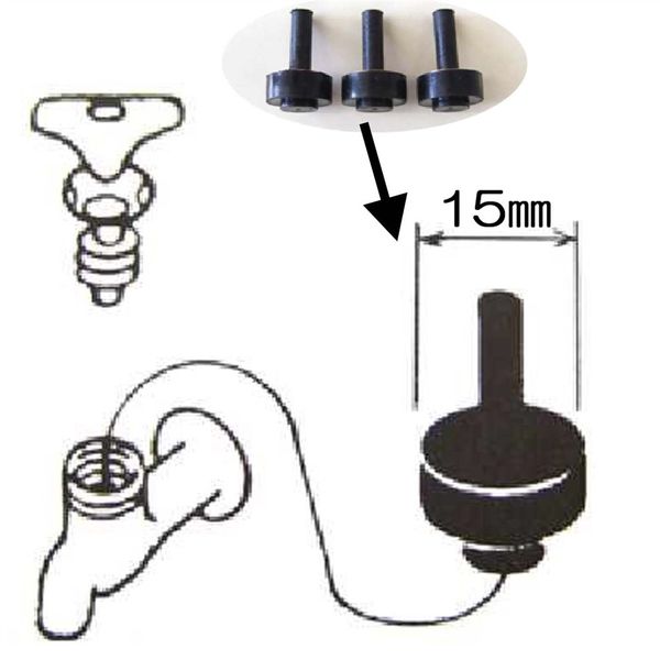 SANEI 水栓節水コマ PP83Aー1Sー15 1セット(24個:3個×8パック)（直送品