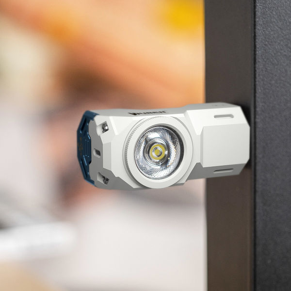 WUBEN アルミキャスト製高輝度ミニクリップライト ライトグレー X0Al