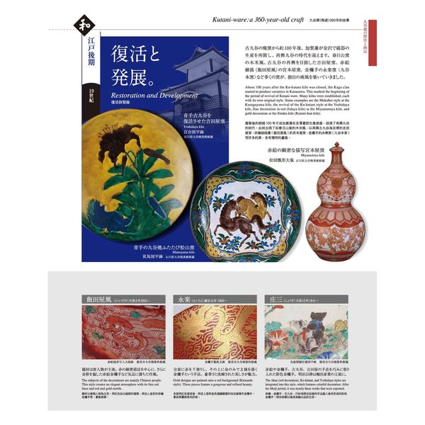 伊野正峰 日本の伝統工芸品【九谷焼】 K8-112 6号皿揃 錦絵 1個