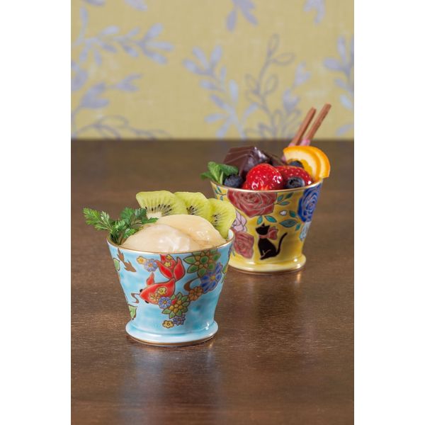 日本の伝統工芸品【九谷焼】 カップ&ソーサー 金龍 ソーサー山中