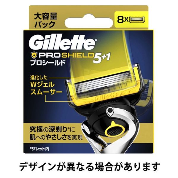 ジレット（Gillette）髭剃り プロシールド マニュアル 替刃8個入 大