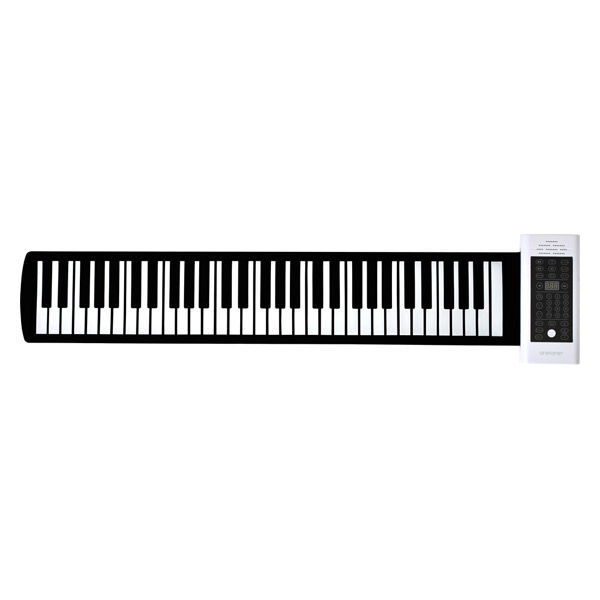 キーボード ピアノ 電子ピアノ 61鍵盤 ホワイト - 鍵盤楽器