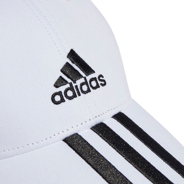 adidas（アディダス） 帽子 BBL 3ST コットンキャップ OSFZ ホワイト／ブラック DKH29 1個（直送品）