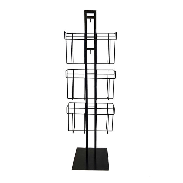 ストア・エキスプレス レジ袋什器 カゴ3段タイプ 【レジ袋スタンド】 2507-920 1台 61-797-72-11（直送品） ストア エキスプレス