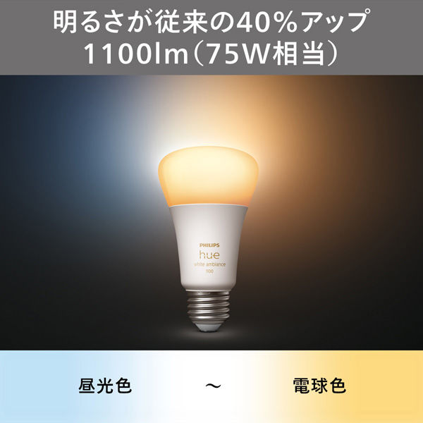 Philips hue Bridge + スマート電球×4 - 蛍光灯・電球
