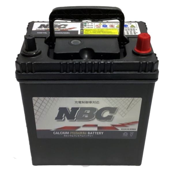 NBC 国産車用バッテリー 充電制御車対応 CALCIUM PREMIUM 48B19L 1個（直送品） - アスクル