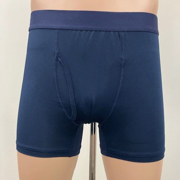 【新品】HANROボクサーブリーフ　Mサイズ2枚セット　ブルー×モス　コットン 尿じみ対応】前あきボクサーパンツ同色3枚セット SET1081
