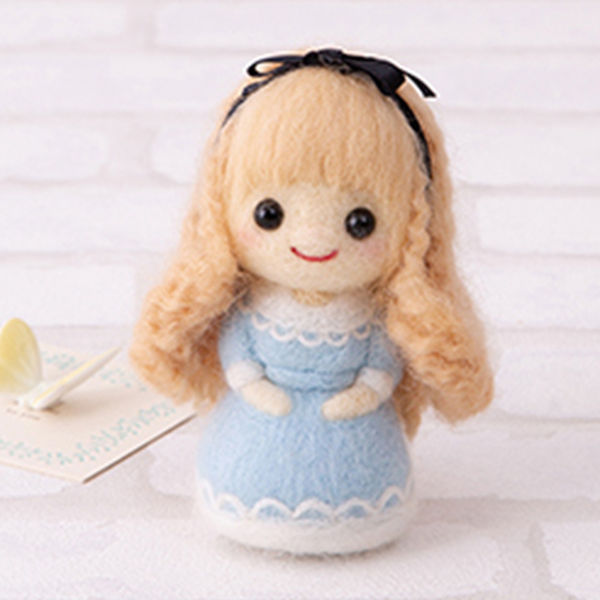 ハマナカ フェルト羊毛でつくるかわいいおんなのこ ブロンドヘア ハマナカ フェルト羊毛でつくるかわいいおんなのこ ブロンドヘア