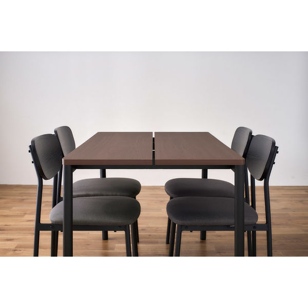 アイリスオーヤマ ダイニングテーブルセット ウォールナット DTS-SL 1