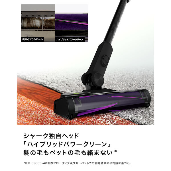 Shark CleanSense iQ+ コードレススティッククリーナー Shark CleanSense iQ コードレススティッククリーナー IW2241JWH