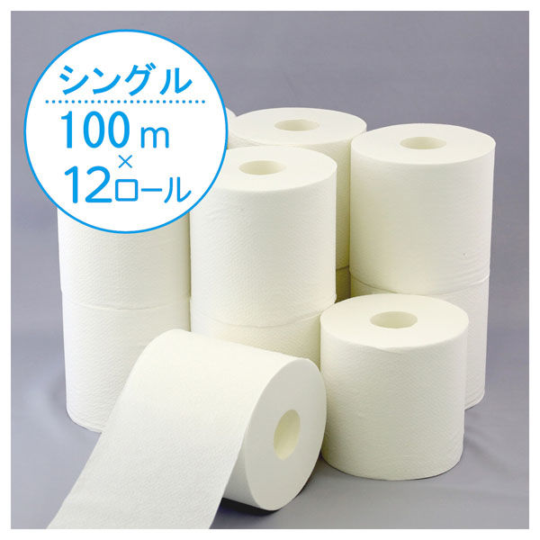 日本製紙クレシア スコッティ フラワーパック 2倍巻き シングル 12ロール 4901750153106 1個 - アスクル