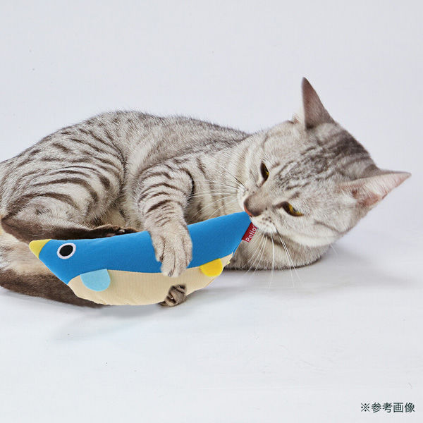 ペティオ(Petio) 猫用おもちゃ けりぐるみ 大好きブルーのエビ