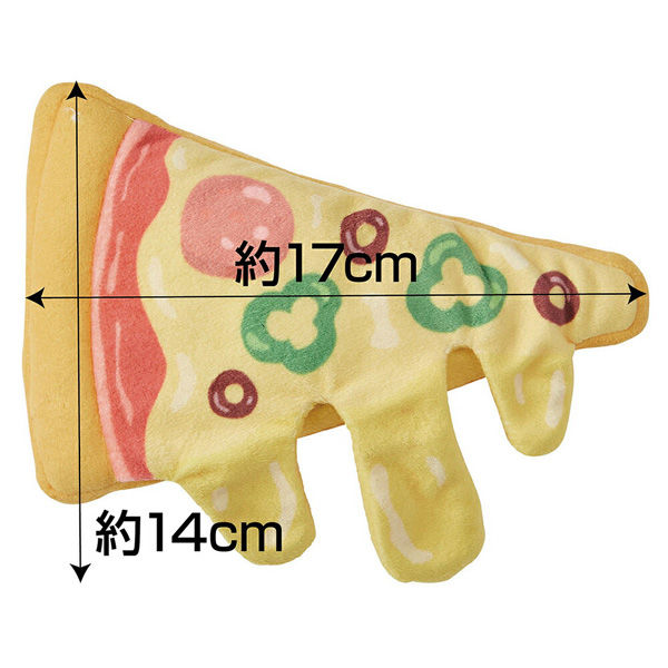 ペティオ 犬用おもちゃ エシカルドア かみぐるみ ピザ 296051 1