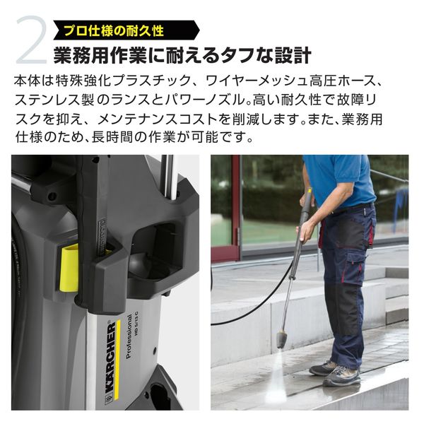 高圧洗浄機本体 HDHD4/8P 50Hz HD 4/8 P （50Hz） 冷水コンパクトクラス高圧洗浄機 | ケルヒャー