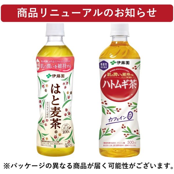伊藤園 ハトムギ茶 500ml ペットボトル 48本 (24本入×2