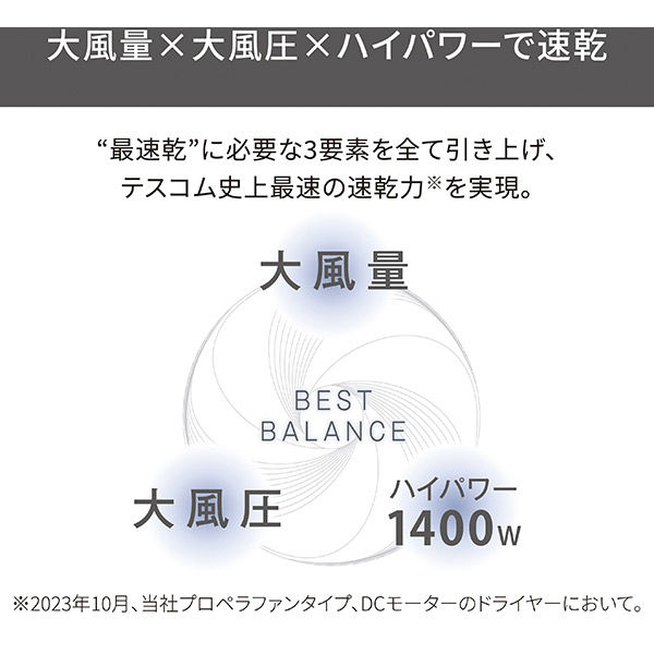 ヘアドライヤー プロテクトイオン 折りたたみ 大風量 ハイパワー