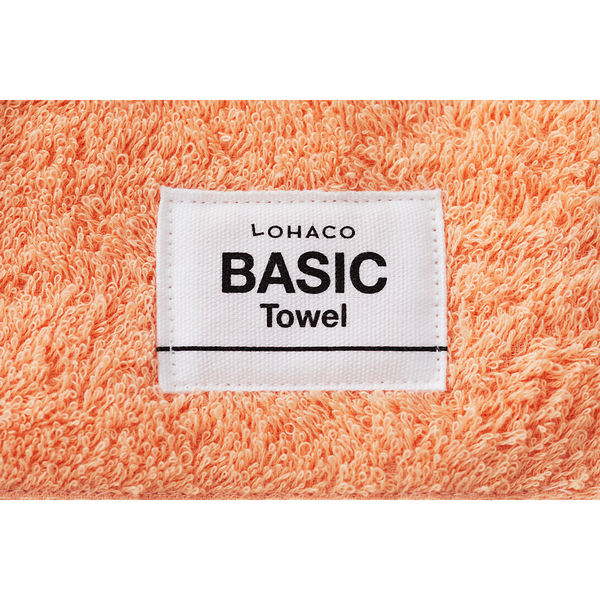 今治タオル フェイスタオル LOHACO Basic towel アプリコット