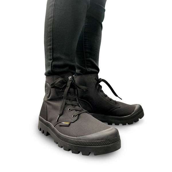 ヤマショウ 撥水ハイカットスニーカー ブラック LL YSS-203BK 1足