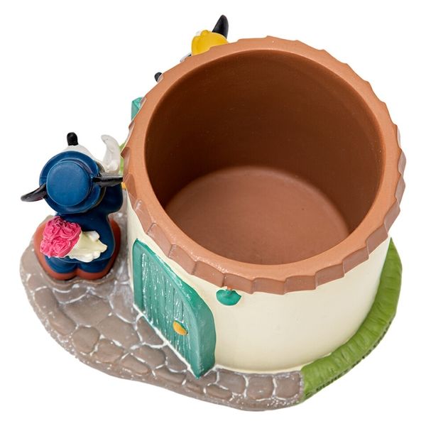セトクラフト ディズニープランター 窓辺 ミッキー&ミニー 2.5号サイズ