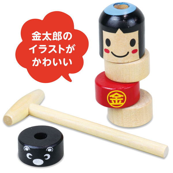 アーテック 金太郎だるま落し(木製玩具) 7699 1個 - アスクル