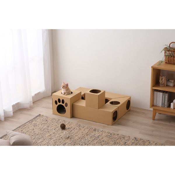 ねこねこ キャットタワー 段ボール ねこねこタワー P-NT2 106666