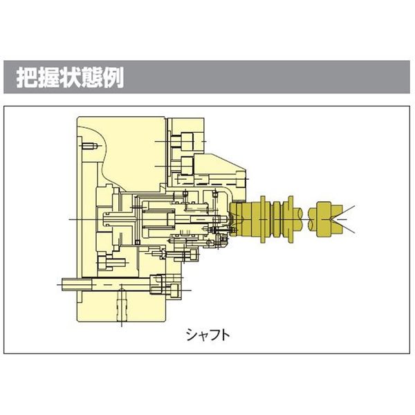 北川鉄工所 中空チャック Bー206 1個（直送品） - アスクル