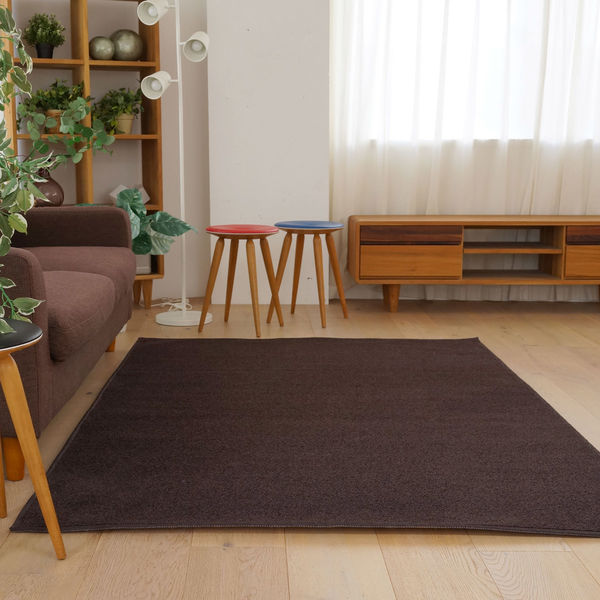 スミノエ コンシェルジュ オーダーラグ バンジュール 2200×500mm ダークブラウン AS-BJ108-DBR22050 1枚（直送品）