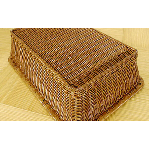 ラタン　脱衣カゴ　5個組　新品未使用品 サンフラワーラタン ラタン 脱衣カゴ ブラウン GK505HR 1個