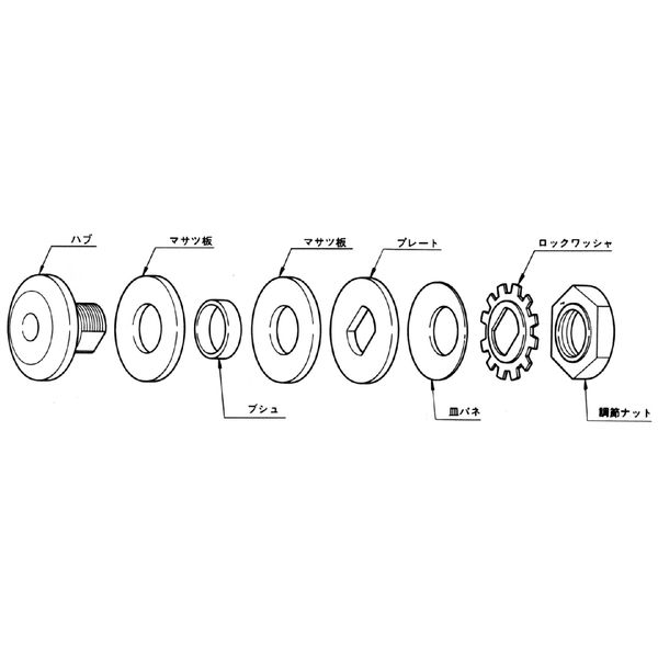 椿本チエイン トルクリミター TL14ー15ーB19.5 TL14-15-B19.5 1個