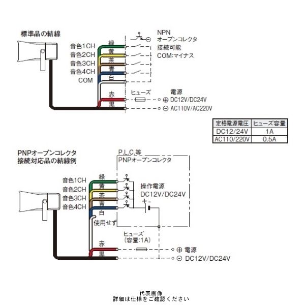 シュナイダーエレクトリック 白 電子音警報器(ホーン)15音 DC