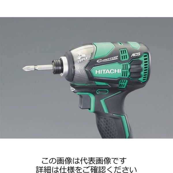 エスコ DC14.4V インバクトドライバー(バッテリー2個付/緑) EA813DB