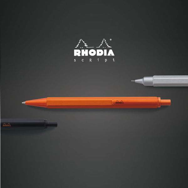ロディア スクリプト ボールペン 0.7mm シルバー cf9281 1本 - アスクル