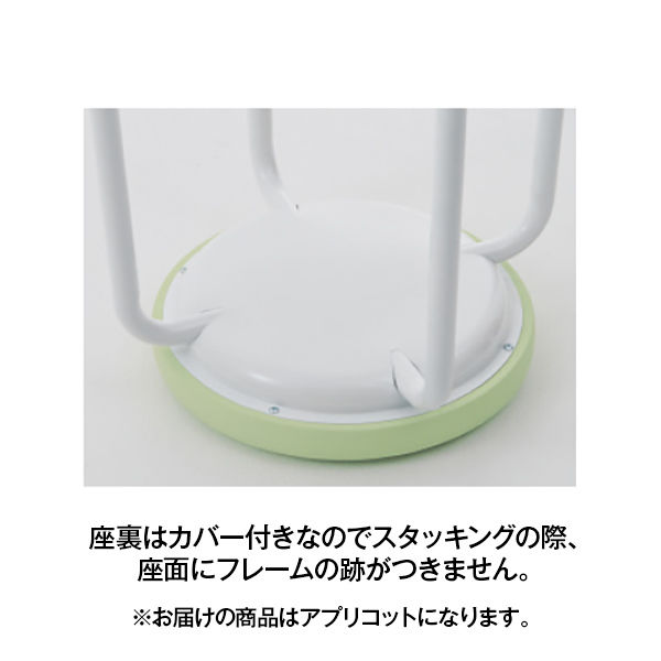 オカムラ スツール LY90(スタッキングチェア) 肘なし 背無 オカムラ スツール LY90(スタッキングチェア) 肘なし 背無