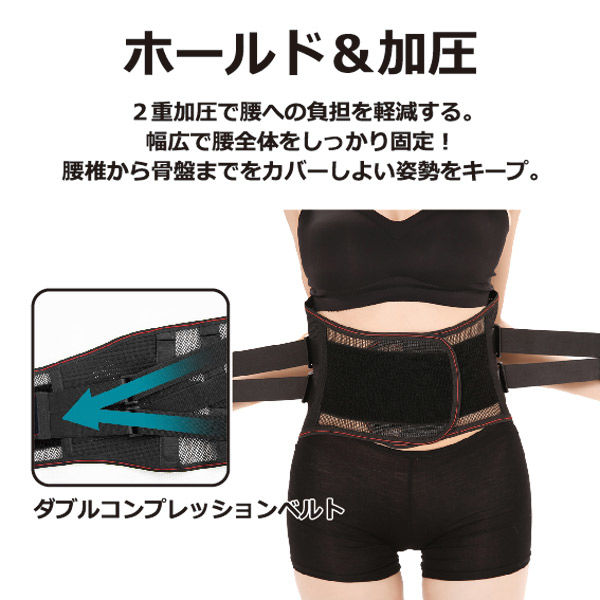 俺のサポーター腰 M WA-SPW1M 1個 富士製砥（直送品） - アスクル