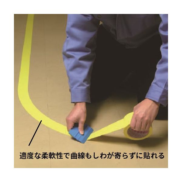 トラスコ中山 3M 高機能ラインテープ 471 赤 50mmX32.9m 個装