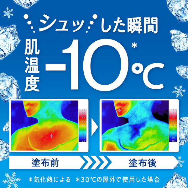 ビオレ 冷ハンディミスト ボディ用 冷却スプレー リフレッシュサボンの香り 詰め替え 200mL 花王