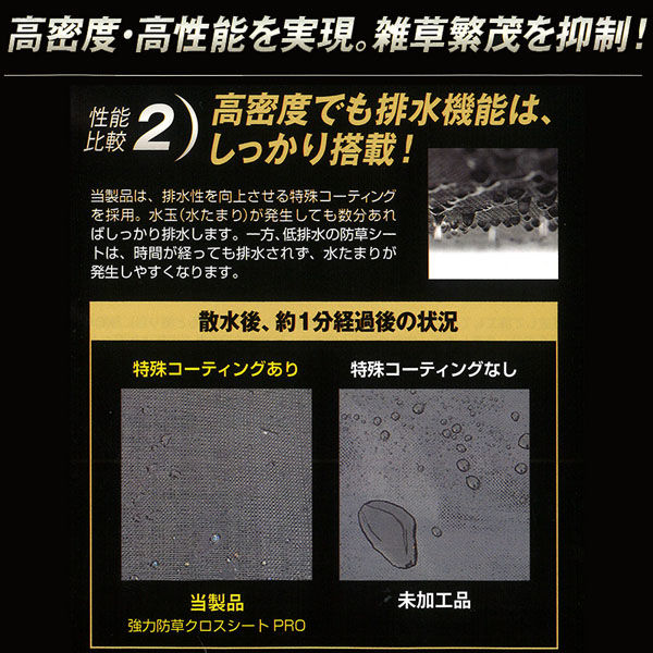 防草シート 2m 2本 耐候年数約10年 日本マタイ 強力 防草クロスシート