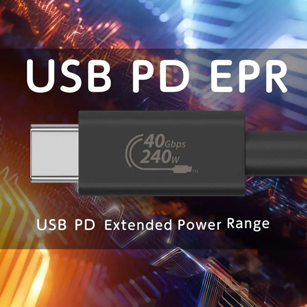 オウルテック USB4 PD240W対応 USB C to Cケーブル 1m ブラック OWL-CBEMCC10-BK 1個 - アスクル