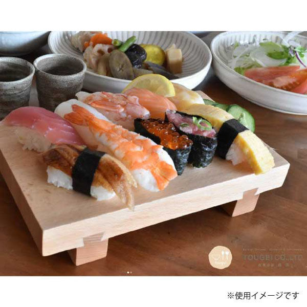 藤芸 SUSHIGETA 寿司下駄 ビーチ 中 1セット(2個)（直送品） - アスクル