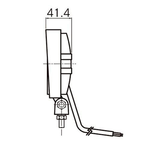 日本ボデーパーツ工業 LED作業灯(角) 10V-80V 共通15W【LSL-1002B